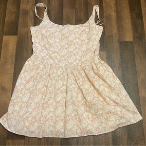 AUDREY PARKS Francesca's 
Collections Orange Sleeveless Sundress